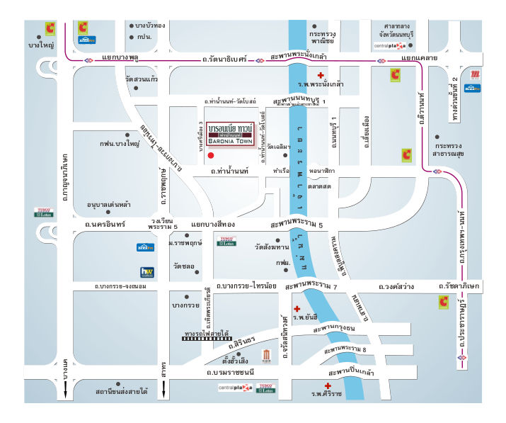 แผนที่โครงการ